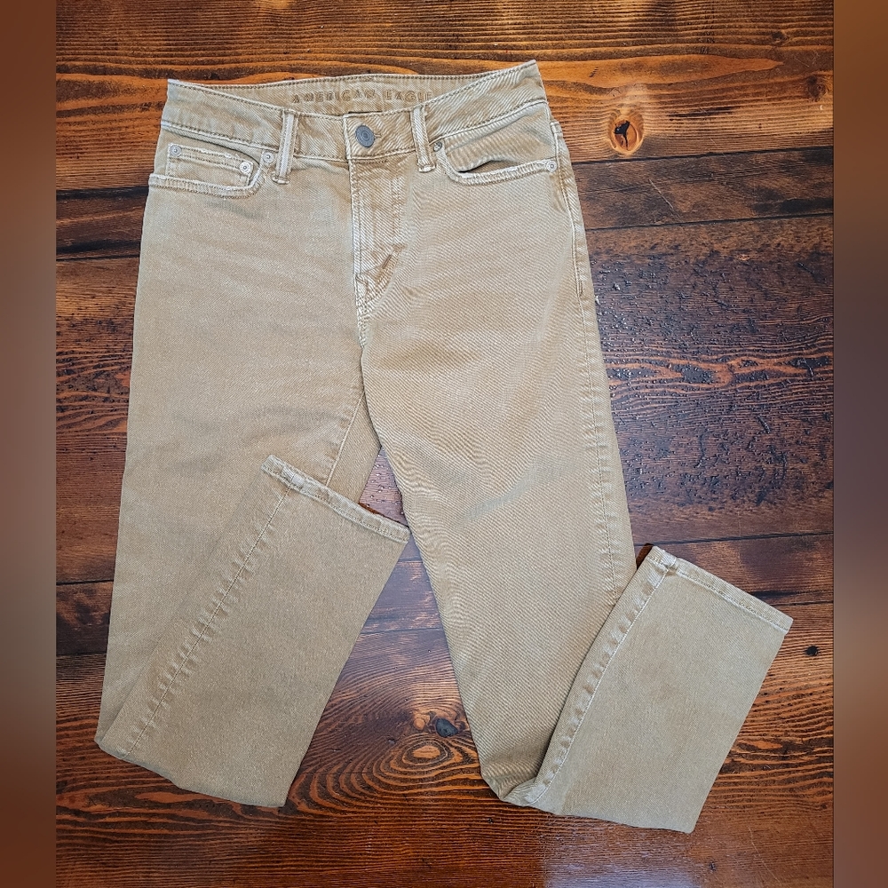 American Eagle Jeans Men's Next Level Flex Slim Tan Denim 26x28